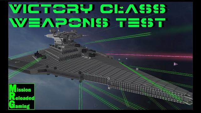 StarMade - Victory Class Star Destroyer Weapons Parade